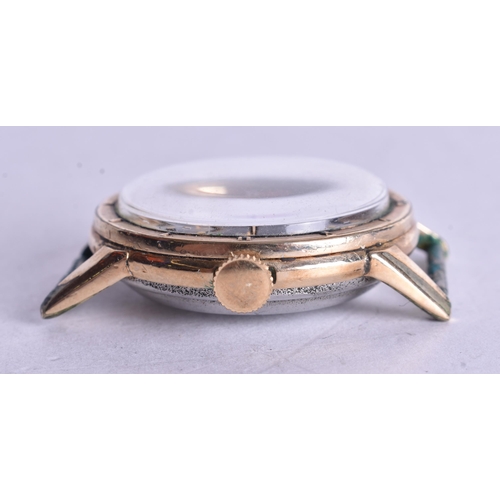 1376 - A GRUEN AUTOMATIC WRISTWATCH. Running. 3.5 cm wide.