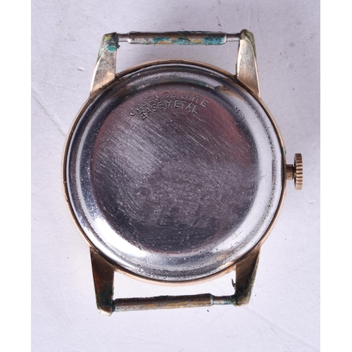 1376 - A GRUEN AUTOMATIC WRISTWATCH. Running. 3.5 cm wide.