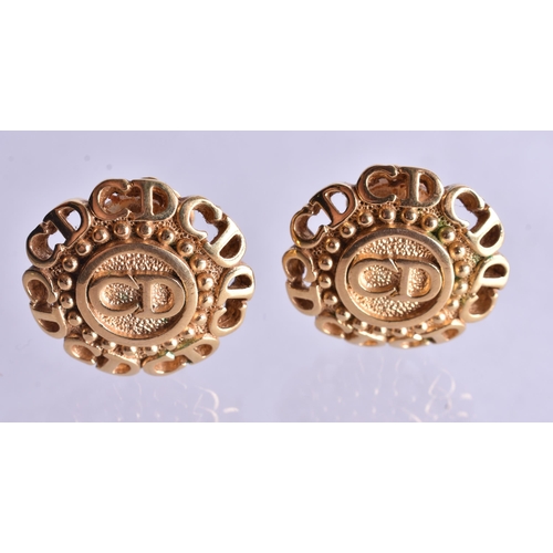 1406 - Collection of Christian Dior Jewellery inc. Stone Set, Gold Tone x 2 (114g).