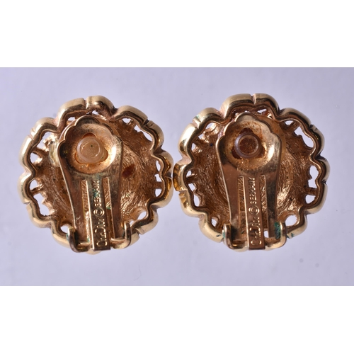 1406 - Collection of Christian Dior Jewellery inc. Stone Set, Gold Tone x 2 (114g).