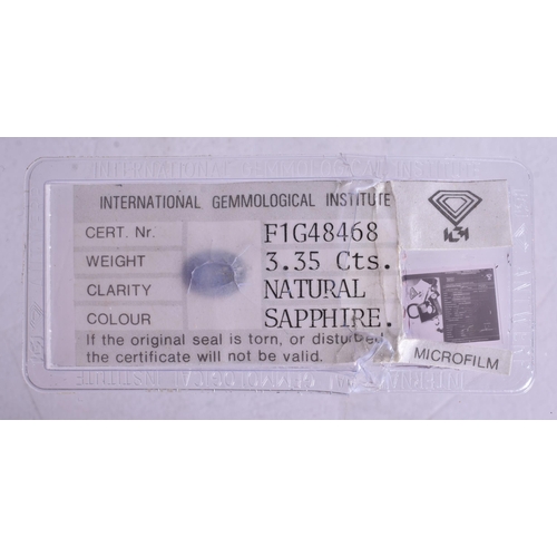1488 - Eleven Natural Sapphires.  Largest 0.9cm x 0.6cm, total weight 2.8g (11)