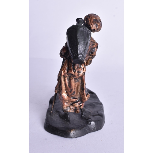 1516 - Austrian Model of an Arab Carrying a Water Jar.  8.5cm x 8.5cm x 4.7cm