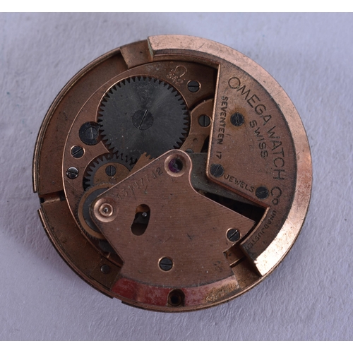 1634 - Three Omega Watch Movements.  Not working, Largest 3.1cm diameter