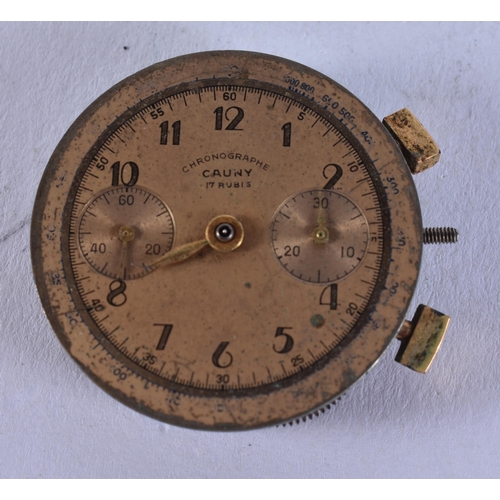 1634 - Three Omega Watch Movements.  Not working, Largest 3.1cm diameter