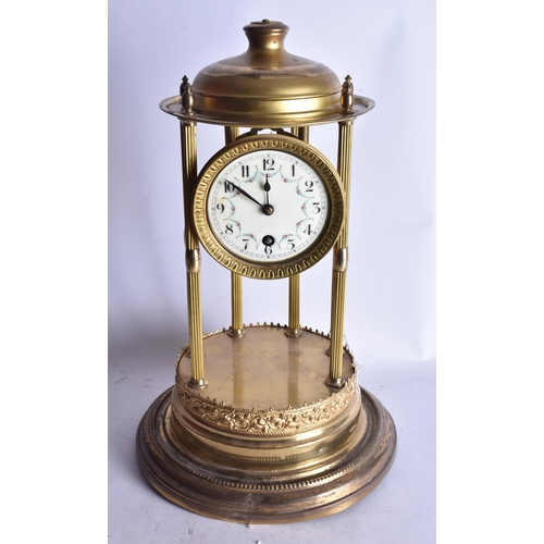 1859 - AN ANNIVERSARY CLOCK. 37 cm high.