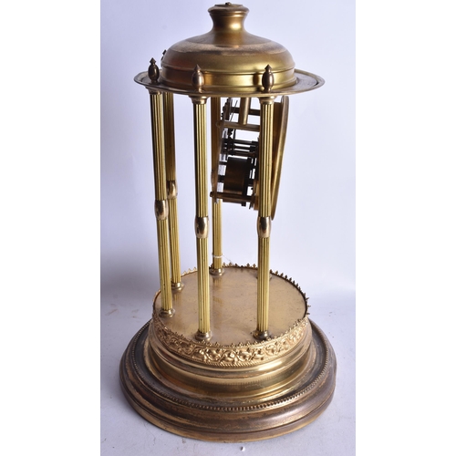 1859 - AN ANNIVERSARY CLOCK. 37 cm high.