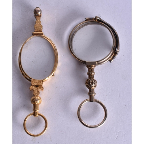 1873 - Two Pairs of Lorgnettes.  Longest 13cm (2)