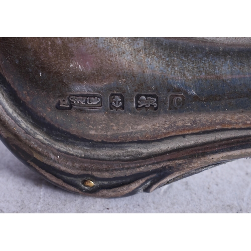 1893 - An Edwardian Silver Mounted Wooden Picture Frame.  Hallmarked Birmingham 1902, vacant cartouche.  20... 