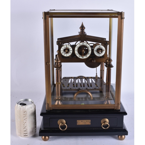 1905 - A CONGREVE SKELETON CLOCK. 42 cm high.
