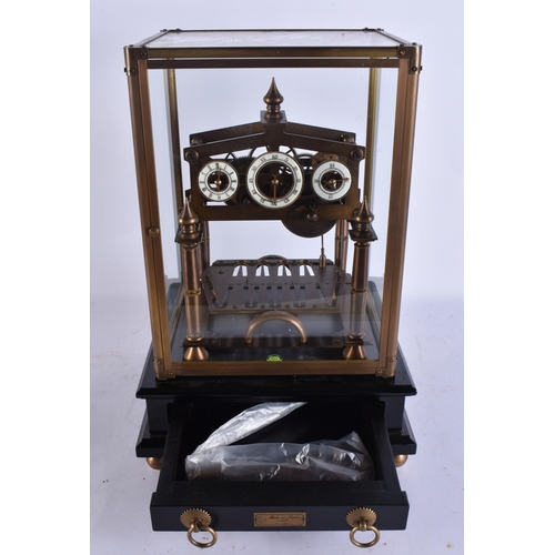 1905 - A CONGREVE SKELETON CLOCK. 42 cm high.