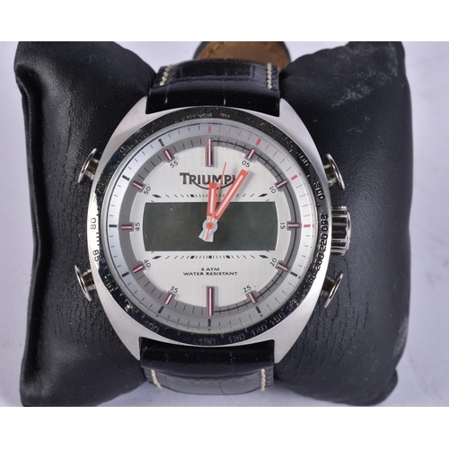 1917 - TWO TRIUMPH WRISTWATCHES and a Hamilton wristwatch. Untested. (3)