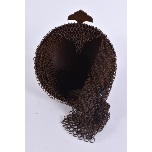 2035 - A MIDDLE EASTERN ISLAMIC PERSIAN HELMET. 21 cm x 36 cm.