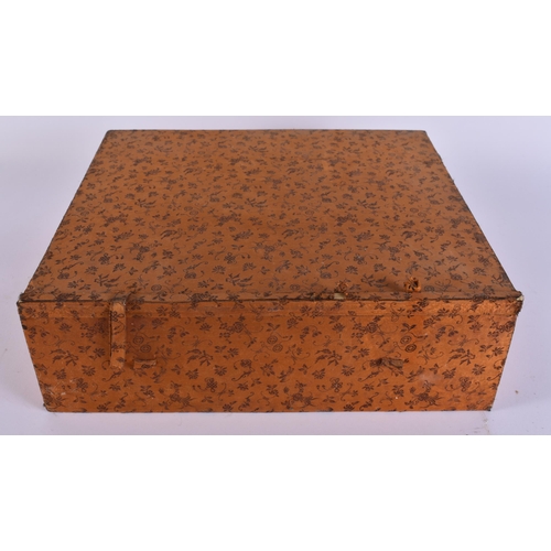 2122 - A CASED SET OF CHINESE SILVER BLADED MOTHER OF PEARL WAIKEE CUTLERY. Each fork 360 grams overall, kn... 