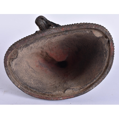 2167 - A TIBETAN BRONZE BUDDHA. 22 cm high.