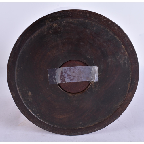 2190 - A 17TH/18TH CENTURY CHINESE CARVED HUANGHUALI WOOD BITONG BRUSH POT Kangxi/Yongzheng. 18 cm x 16.5 c... 