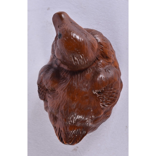 2246 - A JAPANESE WOOD DUCK. 5 cm wide.