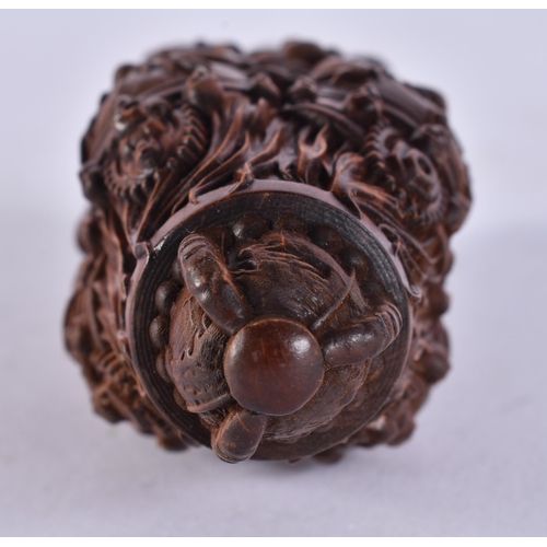 2294 - A JAPANESE WOOD BEAST. 45 grams. 10.25 cm x 4 cm.