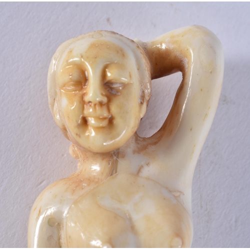 2324 - A CHINESE BONE MEDICINES DOLL. 48 grams. 13 cm long.