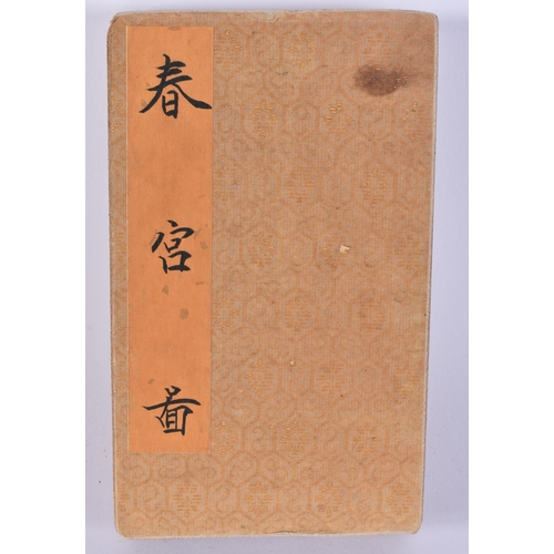 2537 - A CHINESE EROTIC FOLDING BOOKLET. 18 cm x 12 cm closed.