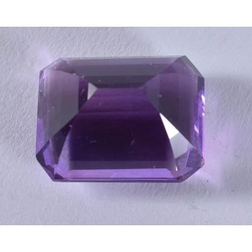 2580 - AN AMETHYST STONE. 6 grams. 2 cm x 1.5 cm.