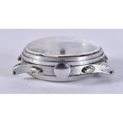 2633 - A CHRONOGRAPH WATCH. Not running. 3.75 cm wide.