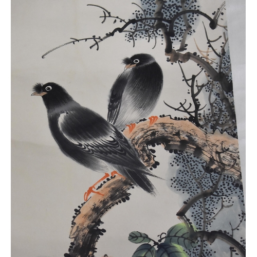 2711 - TWO ORIENTAL SCROLLS. (2)