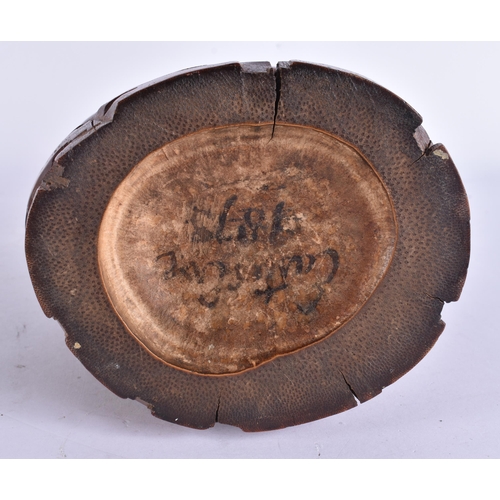 2723 - A LARGE 17TH CENTURY CHINESE CARVED BAMBOO MOUNTAIN GROUP Kangxi, modelled as deer below flowering v... 