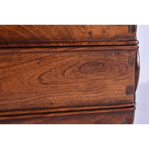 2747 - A FINE CHINESE QING DYNASTY CARVED HUANGHUALI WOOD STACKING PICNIC BOX AND COVER with reticulated dr... 