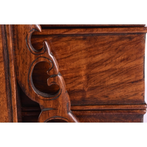 2747 - A FINE CHINESE QING DYNASTY CARVED HUANGHUALI WOOD STACKING PICNIC BOX AND COVER with reticulated dr... 