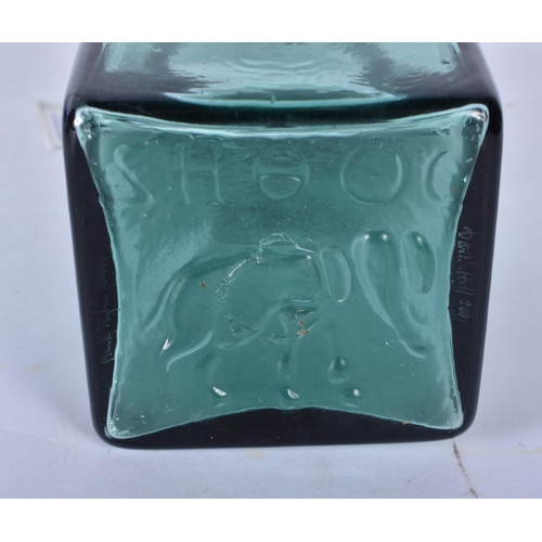 3061 - A collection of reproduction Roman glassware by the studio of David Hill and Mark Taylor 18cm  (5).