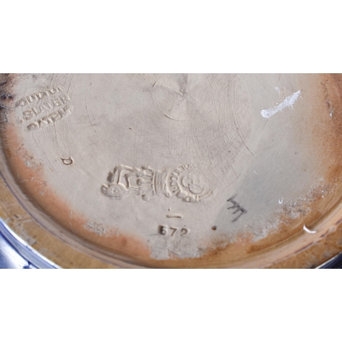 3152 - A collection of Royal Doulton stoneware items Jardinieres, teapot, vase etc 32cm (5)