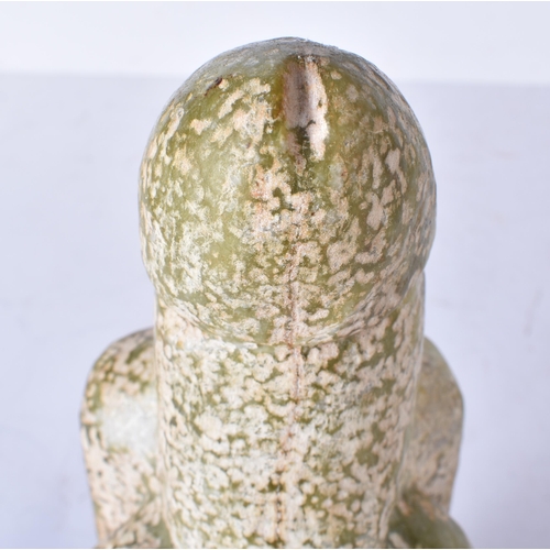 3179 - A Chinese hardstone phallus sculpture 21.5cm