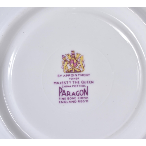 3202 - A collection of Paragon tea cups and saucers 6.5 x 13.5cm (6)
