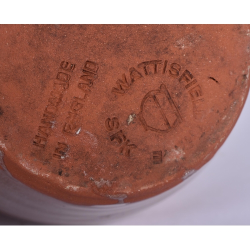 3203 - A collection of studio pottery items 32 x 28.5cm (10)