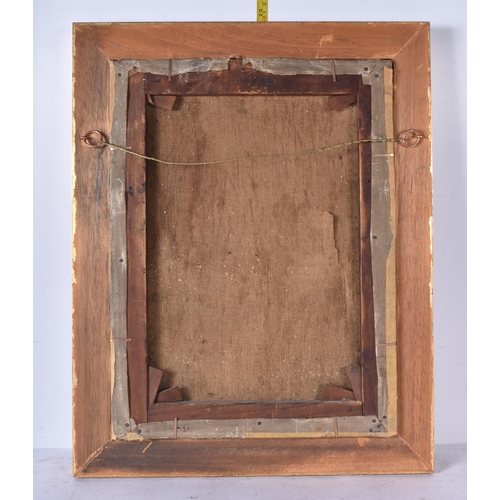 3283 - A 19th Century oil on canvas of an Arab male; image 39 x 29cm, frame 49 x 39.5cm