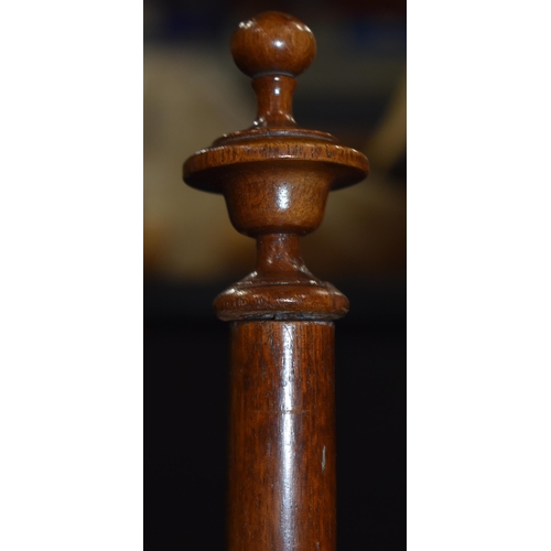 3312 - A Victorian Beech fire screen 156 x 52cm