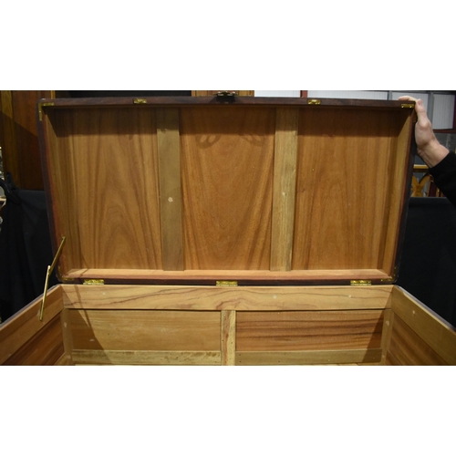 3340 - An early 20th Century Chinese carved Camphor wood chest 61 x 103 x 53cm