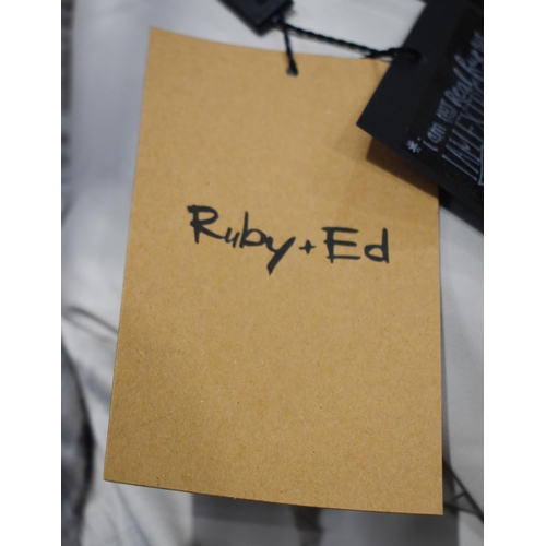 3359 - A Ruby & Ed simulated fur coat together with another fur coat both size 10/12 (2)