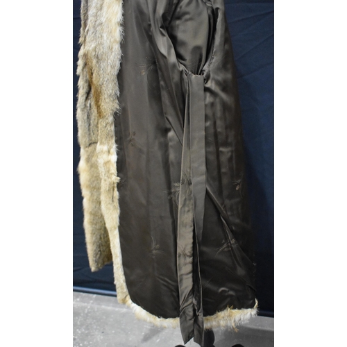 3359 - A Ruby & Ed simulated fur coat together with another fur coat both size 10/12 (2)