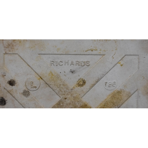 3381 - A collection of vintage Richards ceramic Tiles 15 x 15cm (5)