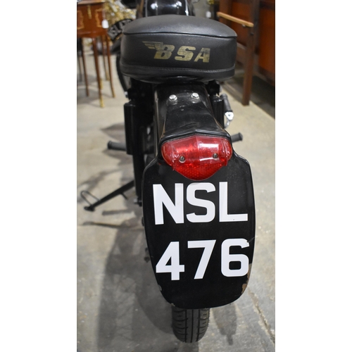 3384 - A vintage BSA Bantam 175CC motorcycle.