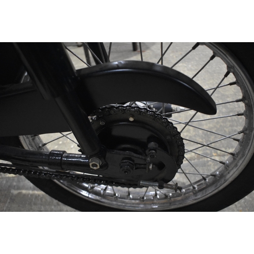 3384 - A vintage BSA Bantam 175CC motorcycle.