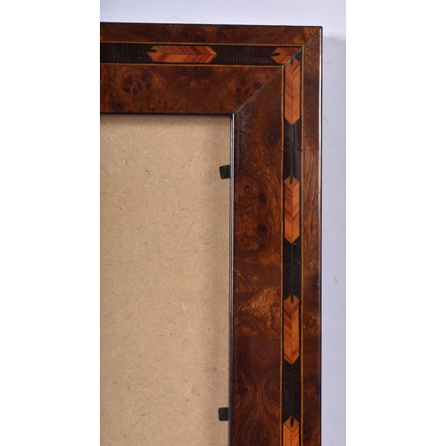 3394 - A framed marble relief Plaque of field workers together with a two other picture frames .Plaque 14.4... 