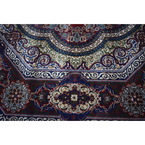 3413 - A large European hexagonal Persian style  rug 260 x 260cm