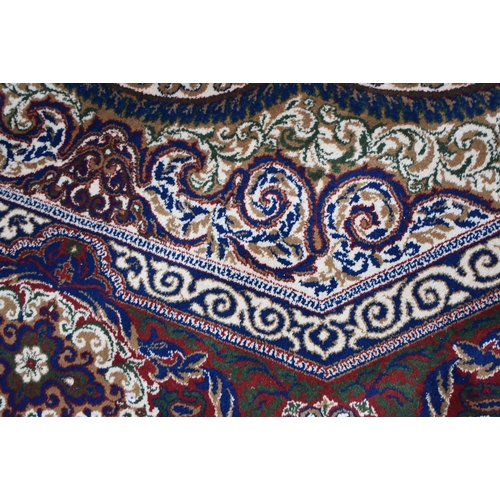3413 - A large European hexagonal Persian style  rug 260 x 260cm