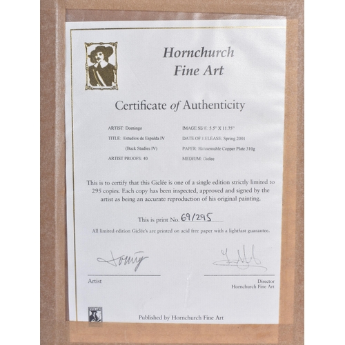 3420 - A framed print of a female by Domingo 69/295 