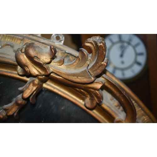 3431 - A huge 19th Century archtop pier mirror 193 x 72cm