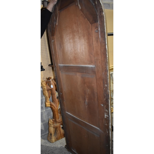 3431 - A huge 19th Century archtop pier mirror 193 x 72cm