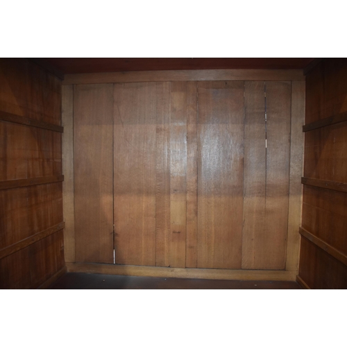 3432 - A 19th Century mahogany 3 drawer  Linen press 202 x 125 x 60cm