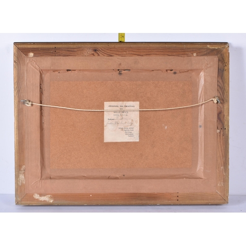 3439 - George Willis Pryce (1866 -1949 ) oil on board 'The Wrekin from Wenlock Edge'. Shropshire 18.5 x 29c... 